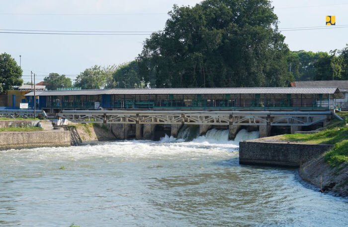 Kementerian PU Lakukan Rehabilitasi Jaringan Irigasi Delta Brantas di Sidoarjo