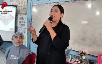 Content Creator dan Beauty Class bersama Fanbo dan Priska Sahanaya di SMK Darurahim