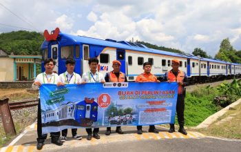 Daop 6 Yogyakarta Gelar Sosialisasi Keselamatan di Lima Perlintasan Sebidang Jalur KA Batara Kresna