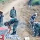 Satgas TMMD Reguler ke-126 Kodim Aceh Tengah Gotong Royong Buat Leneng Jalan untuk Perkuat Gorong-Gorong