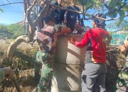 Satgas TMMD ke-126 Pasang Cincin untuk MCK Warga