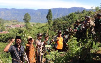 Satgas TMMD Ke-126 Reguler Kodim 0106 Aceh Tengah Selamatkan Lingkungan