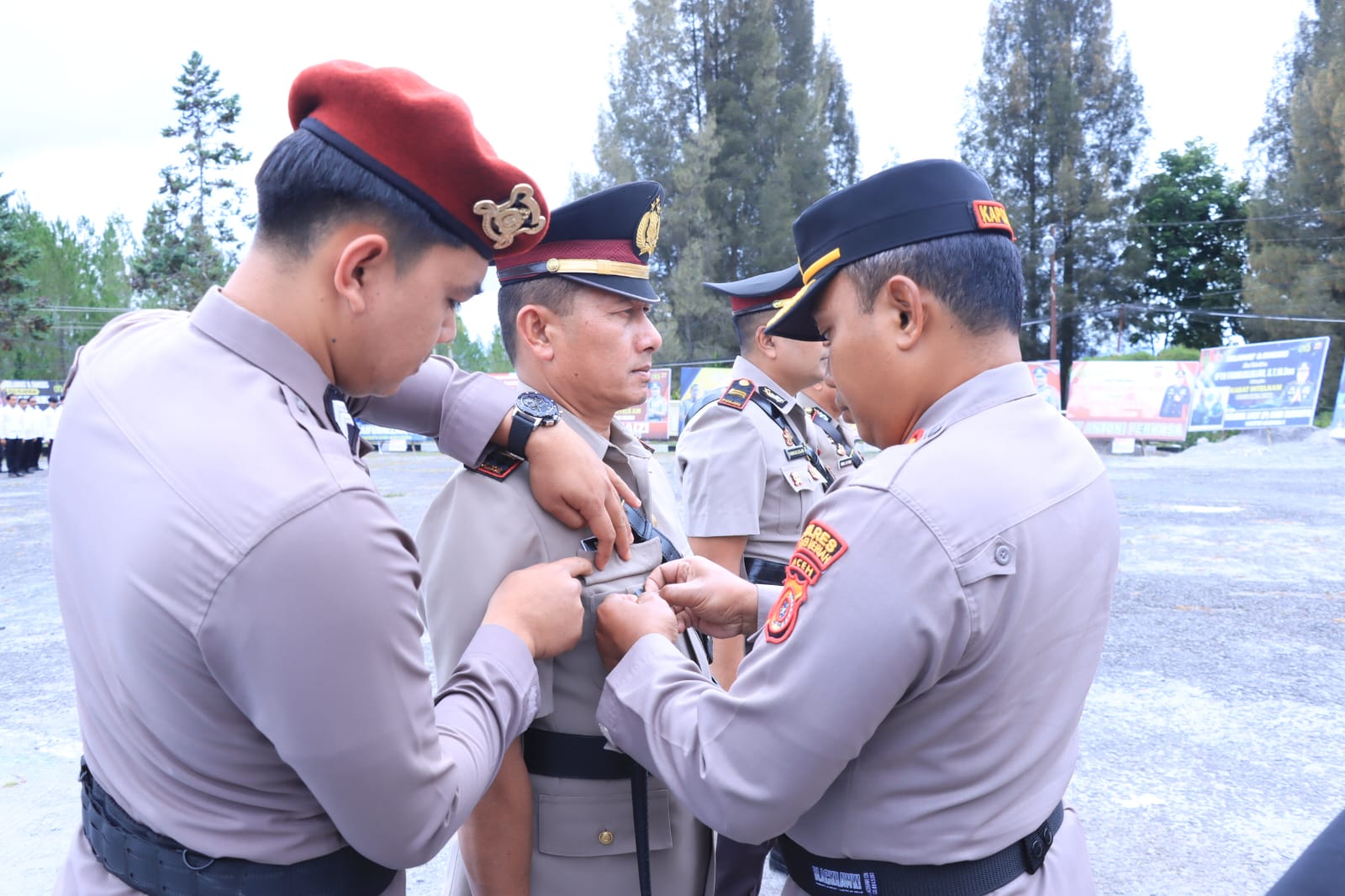 Kapolres Bener Meriah pimpin sertijab Kasat Intelkam dan Kapolsek Timang Gajah