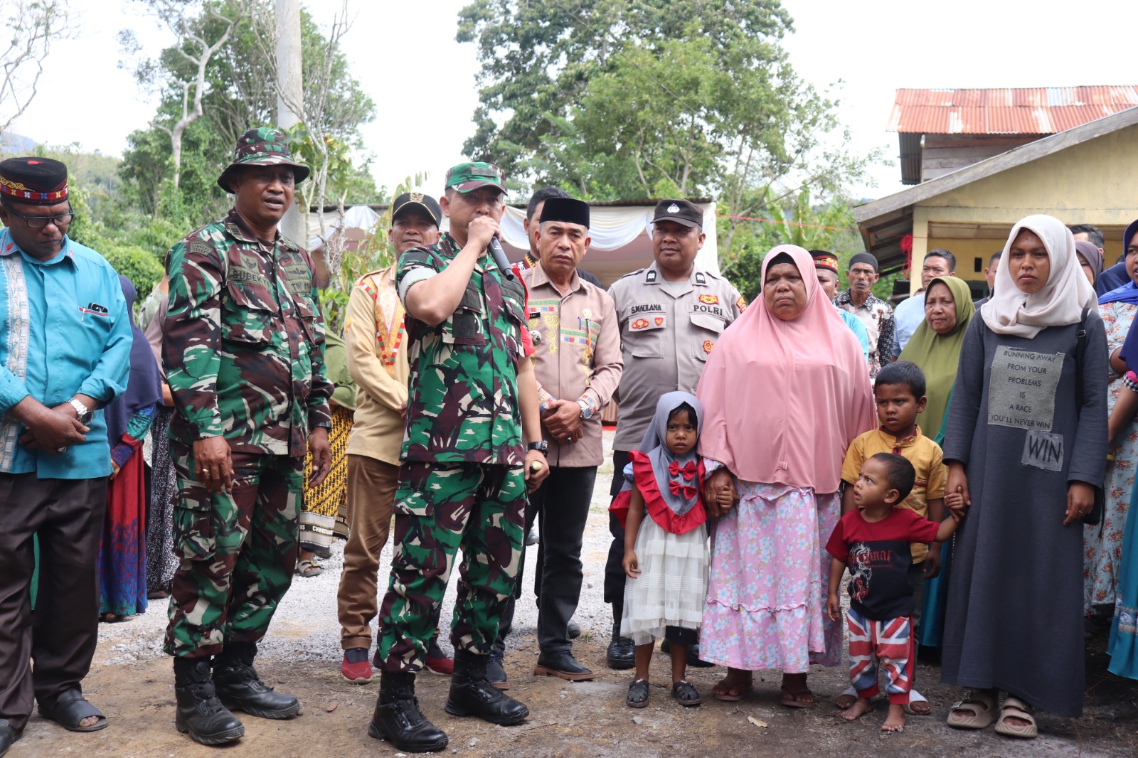 Dandim 0106/Aceh Tengah Serah  Terima RTLH ke Ibu Kasmawati