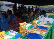 Lapangan Hijau Kute Riyem Di padati,warga.Menyerbu Pasar Murah Di Hari Penutupan TMMD reguler ke 126