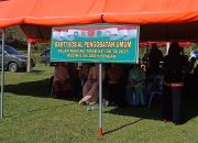 Di Saat Hari Penutupan Satgas TMMD Reguler Ke,126,Ia Juga Adakan Bakti Pengobatan Gratis