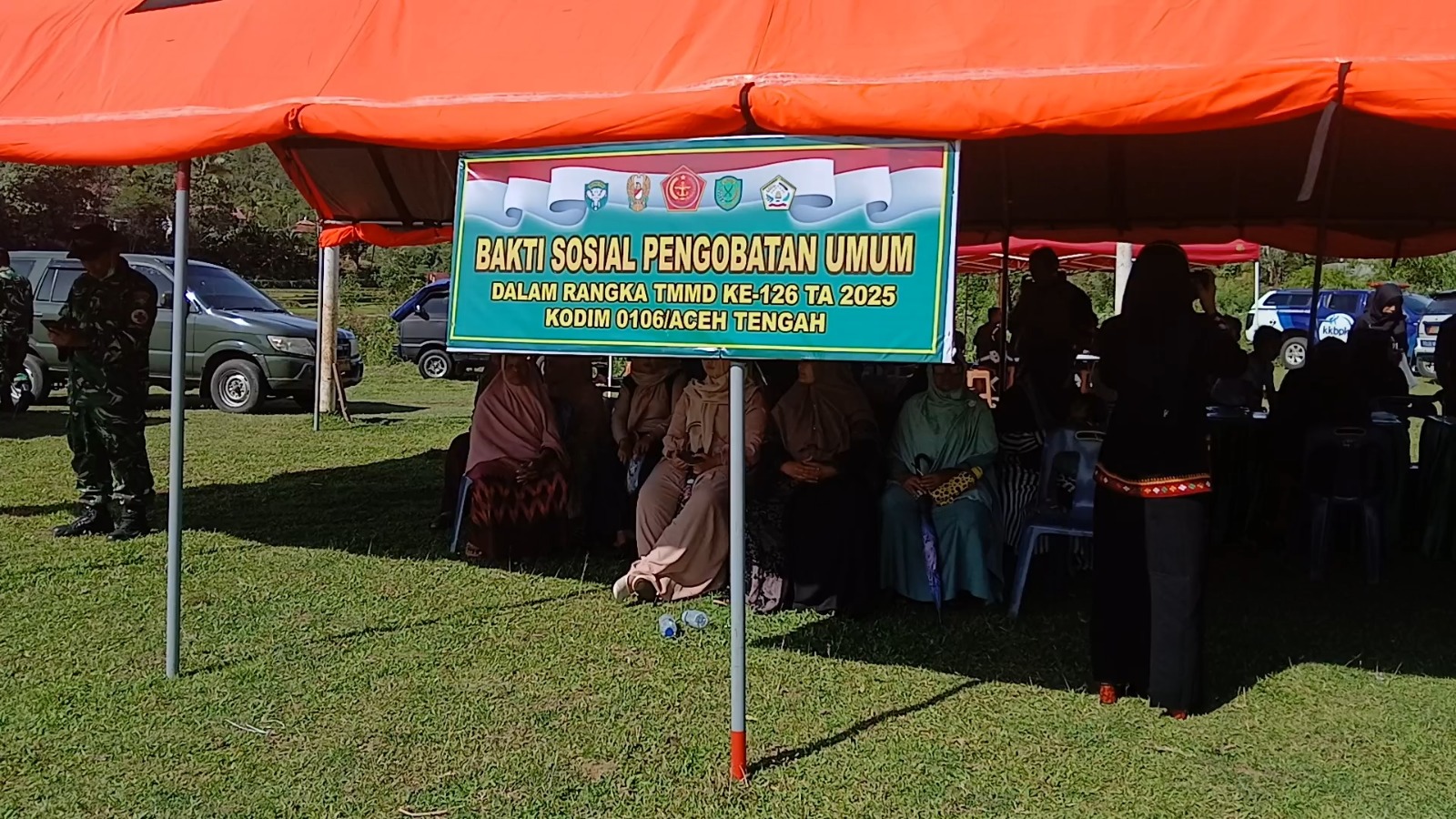 Di Saat Hari Penutupan Satgas TMMD Reguler Ke,126,Ia Juga Adakan Bakti Pengobatan Gratis