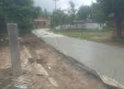 Pembangunan Proyek Jalan Rabat Beton di Desa Banjarsari