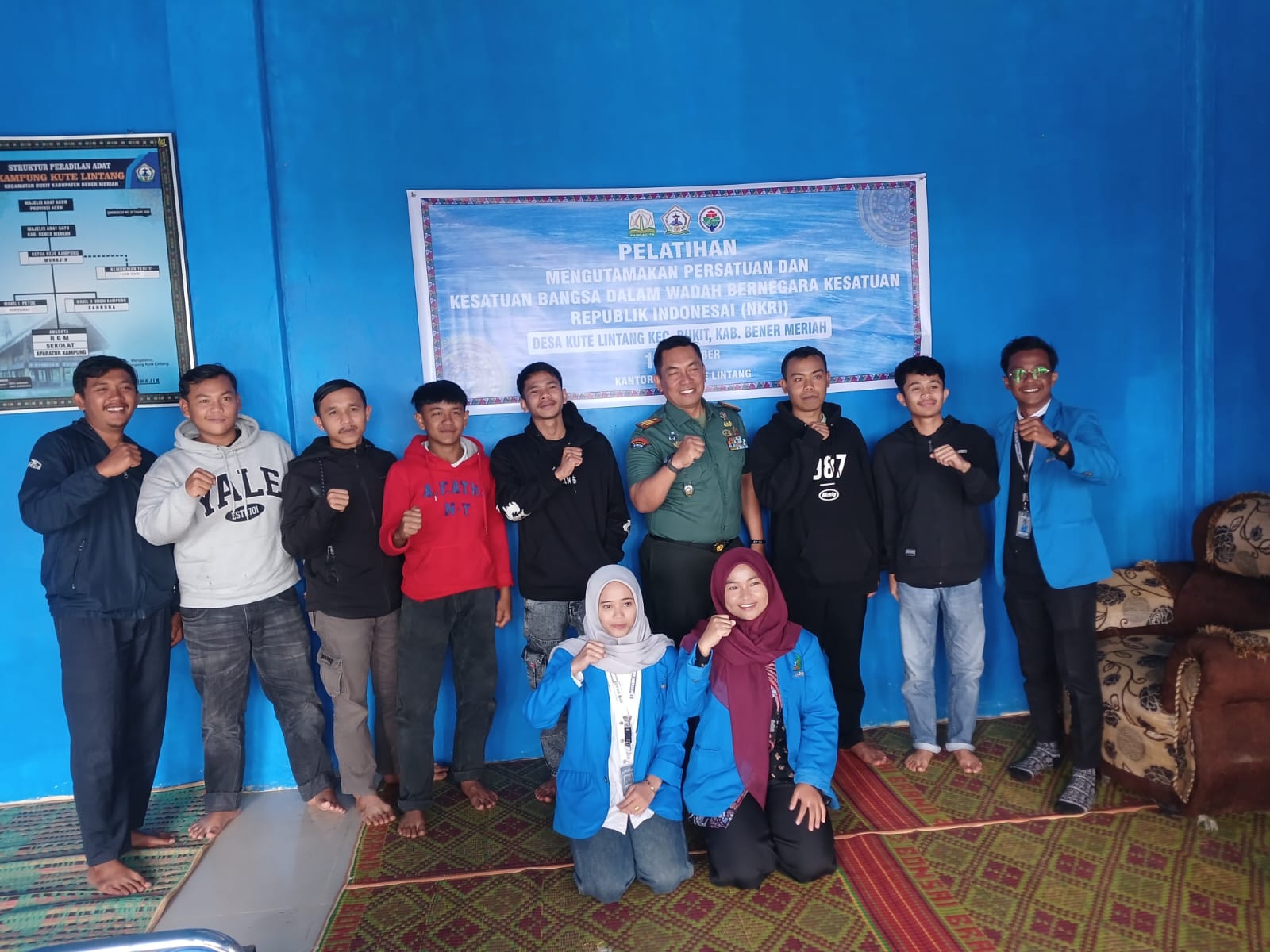 Kapten Czi Aep Mukhran Halid Sosialisasikan Wasbang Kepada Mahasiswa KKM