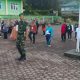 Tanamkan Kedisiplinan Santri, Anggota Koramil 06/Bukit Latih PBB Di Ponpes Bustanul Arifin