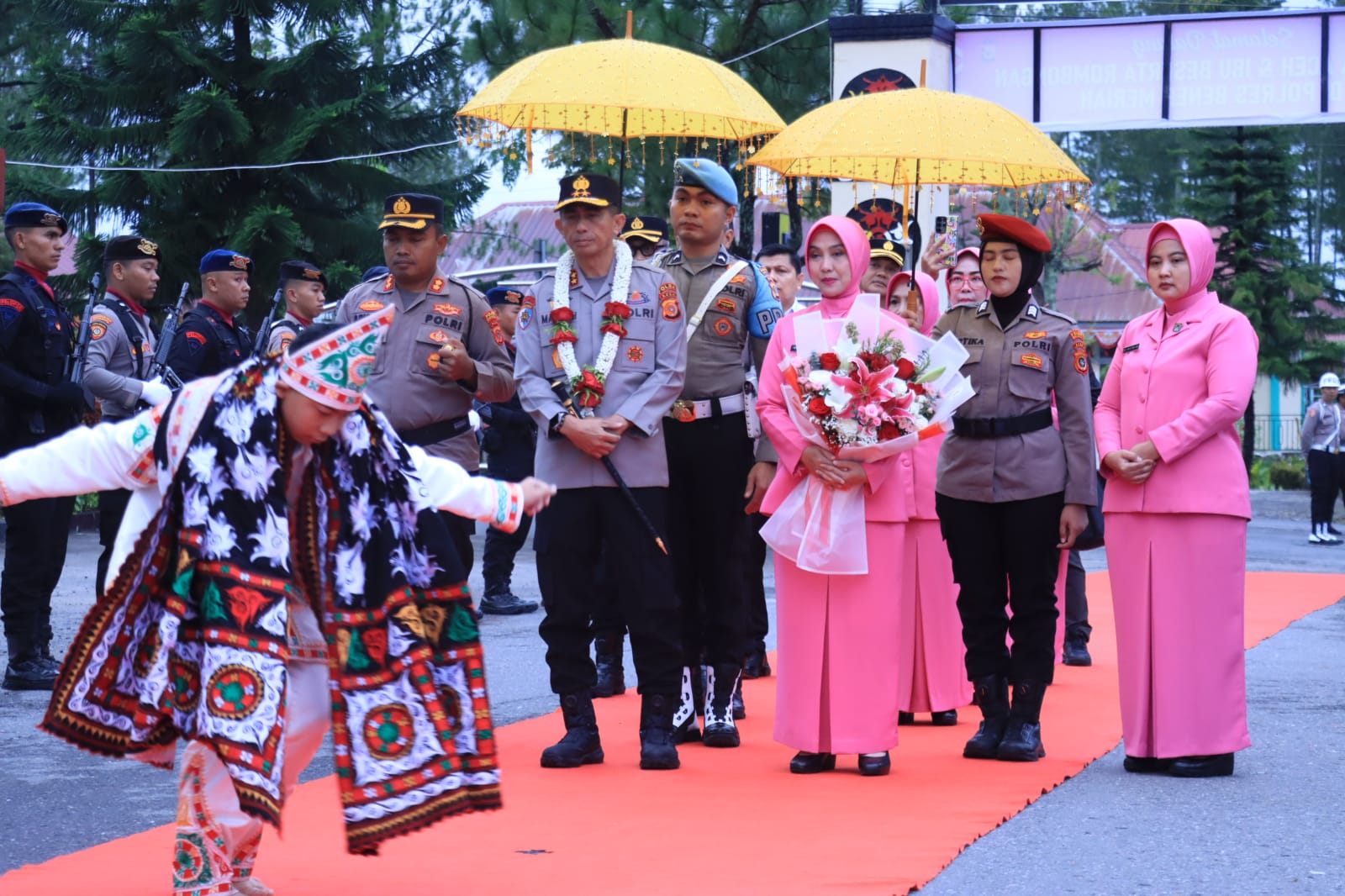 Kapolda Aceh Letakkan Batu Pertama Pembangunan Joging Track Meutuah di Polres Bener Meriah