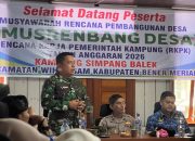 Batituud Koramil 02/Wps Hadiri Musrenbang Desa