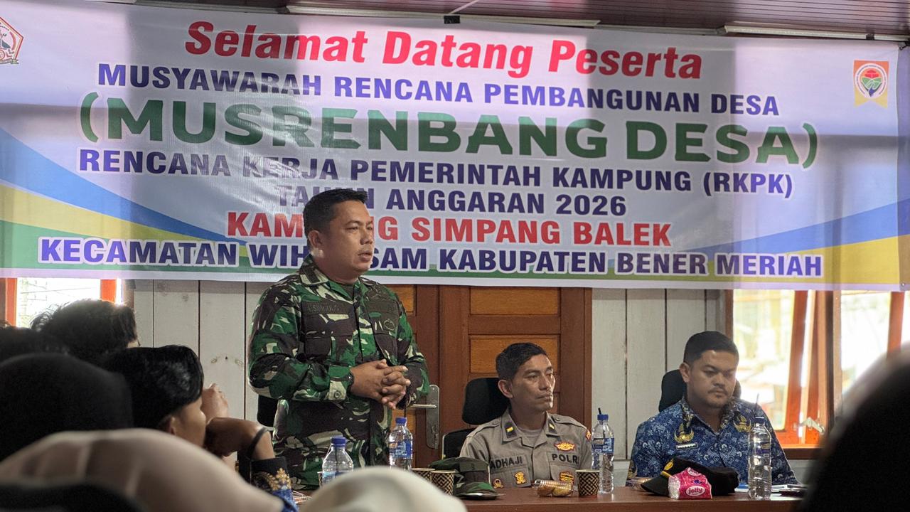 Batituud Koramil 02/Wps Hadiri Musrenbang Desa