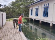 Dukung Peningkatan Ketahanan Pangan, Babinsa Motivasi Warga Budidayakan Ikan Air Tawar