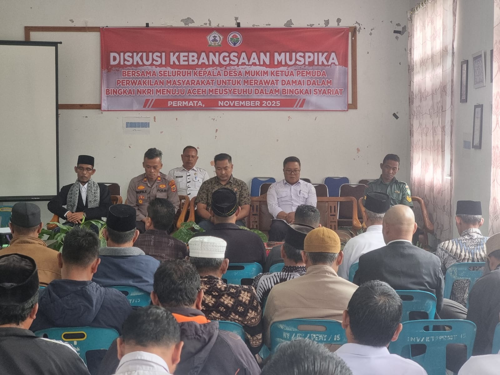 Diskusi Kebangsaan Muspika Permata: Merawat Damai dalam Bingkai NKRI Menuju Aceh Meusyehu yang Bersyariat