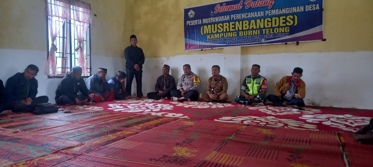 Babinsa Koramil 02/Wps Hadiri Musrenbang Desa Tahun Anggaran 2026