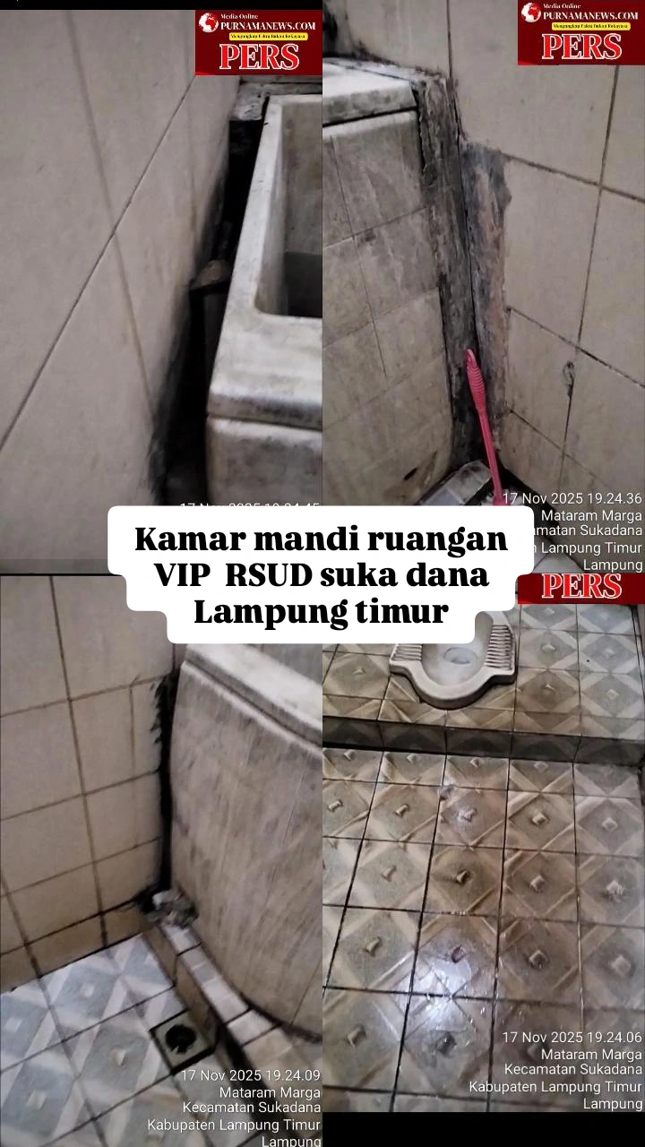 Wow!.Di Duga Abaikan Standarisasi ,Ruangan VIP RSUD Sukadana kabupaten Lampung Timur Seperti Toilet Terminal atau Pasar ,Bahkan lebih Bersih Toilet Terminal