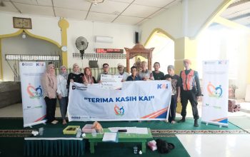 KAI Divre III Palembang Salurkan CSR TW III, Fokus Pengembangan Prasarana Umum dan Pendidikan