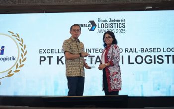 KAI Logistik Raih Penghargaan “Excellence in Integrated Rail-Based Logistics Solutions” di Bisnis Indonesia Logistics Awards (BILA) 2025 KAI Logistik Raih Penghargaan “Excellence in Integrated Rail-Based Logistics Solutions” di Bisnis Indonesia Logistics Awards (BILA) 2025