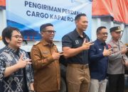 Krakatau Steel dan Menko Infrawil, AHY Meresmikan Jalur Logistik Multimoda Cilegon