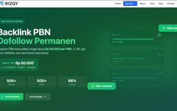 Rizqy.id Luncurkan Layanan Backlink PBN Premium untuk Perkuat Visibilitas Website di Mesin Pencari