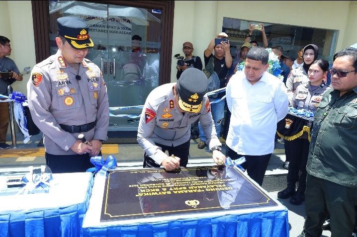 Kapolda Sulsel Resmikan Dua Gedung Baru Polrestabes Makassar