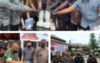 Kejaksaan Negeri Bener Meriah Musnahkan Barang Bukti Yang Telah Berkekuatan Hukum Tetap