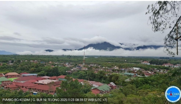 Gunung Api Burni Telong dari Level I Normal Kini Naik Ke Level II Waspada