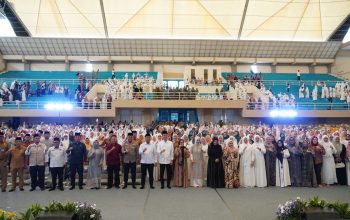 Pemkab OKI Hadirkan dr Aisah Dahlan,  Edukasi Ribuan Jemaah Bangun Keluarga  Samawa