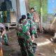 Anggota Kodim 0106/Aceh Tengah Karya Bakti Bersihkan Pasca Banjir Bandang 2025