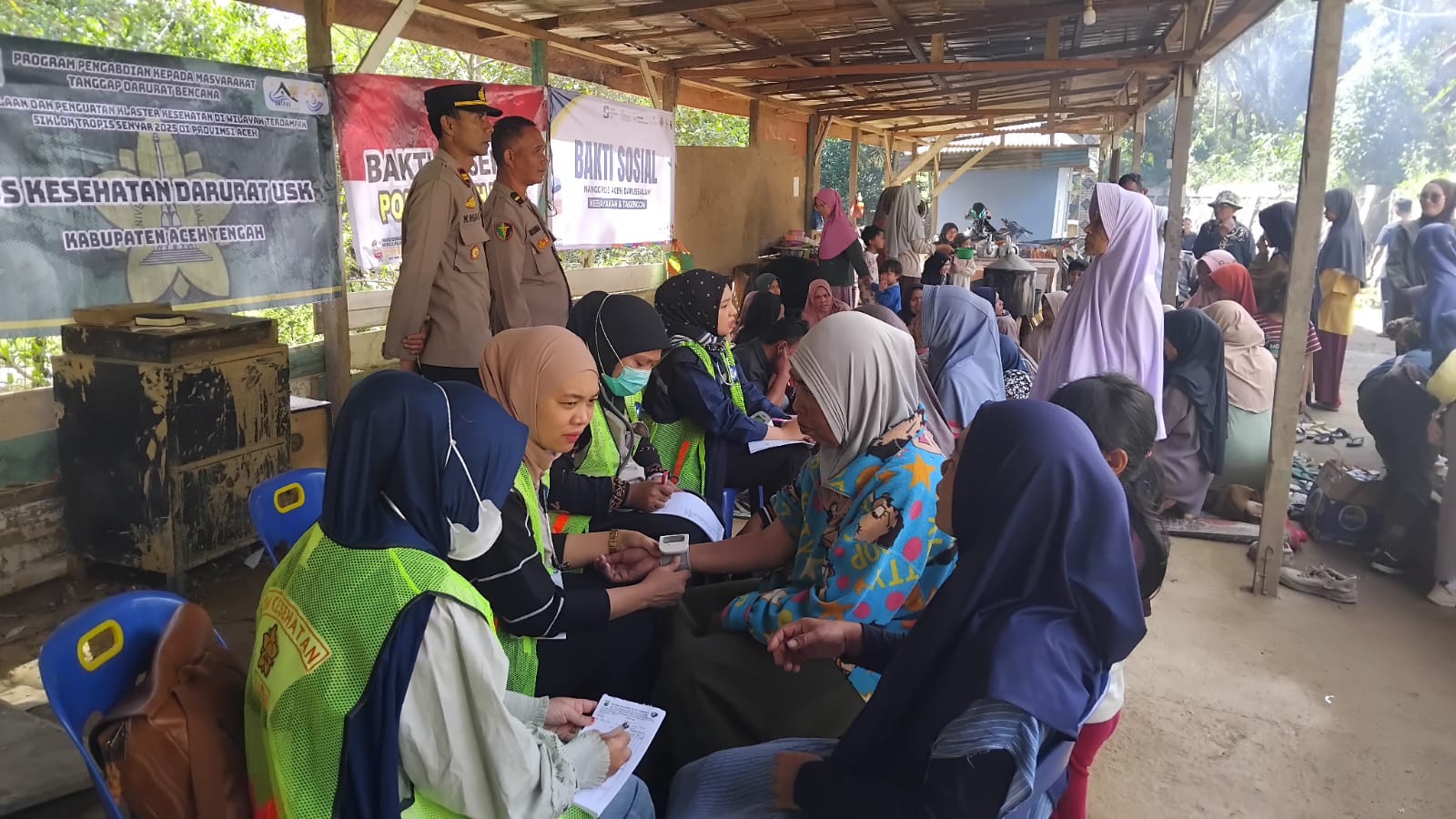 Sentuhan Kemanusiaan di Kala Pegasing, Polres Aceh Tengah Bersama Dokter PPDS USK Layani Kesehatan Warga Gratis