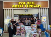 Kapolres Distribusikan Bantuan Wakapolri dan Kadiv Propam untuk Warga Aceh Tengah Terdampak Bencana