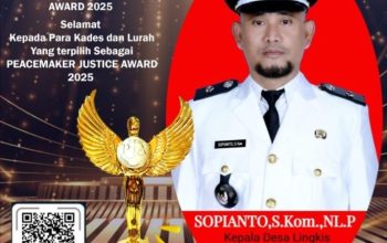 Desa Lingkis Raih Peacemaker Justice Award 2025