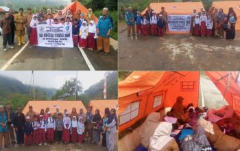 Usai Hadapi Bencana Alam, SD Negeri Uning Mas Buka Pembelajaran di Posko Pengungsian