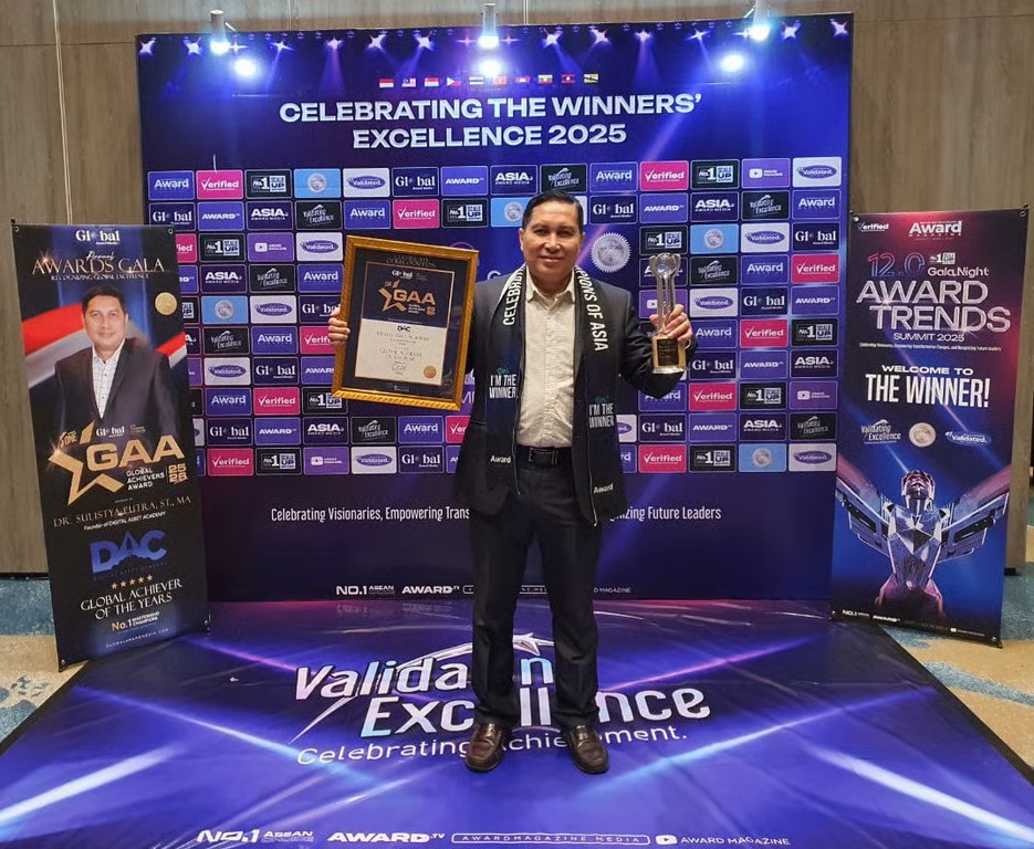 Digital Asset Academy Pelopor Ternak Emas Fisik DAC.GOLD Menangkan Global Achiever of The Year Award 2025