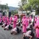 Sujud Syukur Warnai Kenaikan Pangkat 97 Personel Polres Aceh Tengah