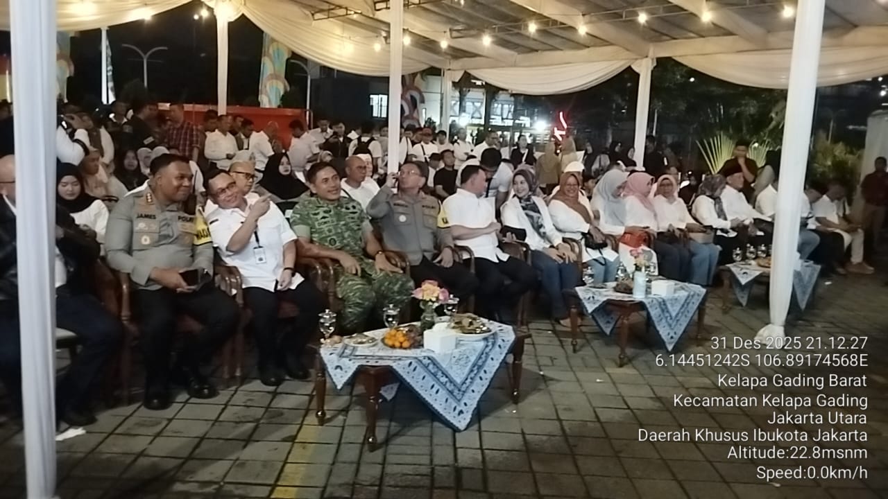 Dandim 0502/JU Monitoring Perayaan Malam Tahun Baru Di Jakarta Utara