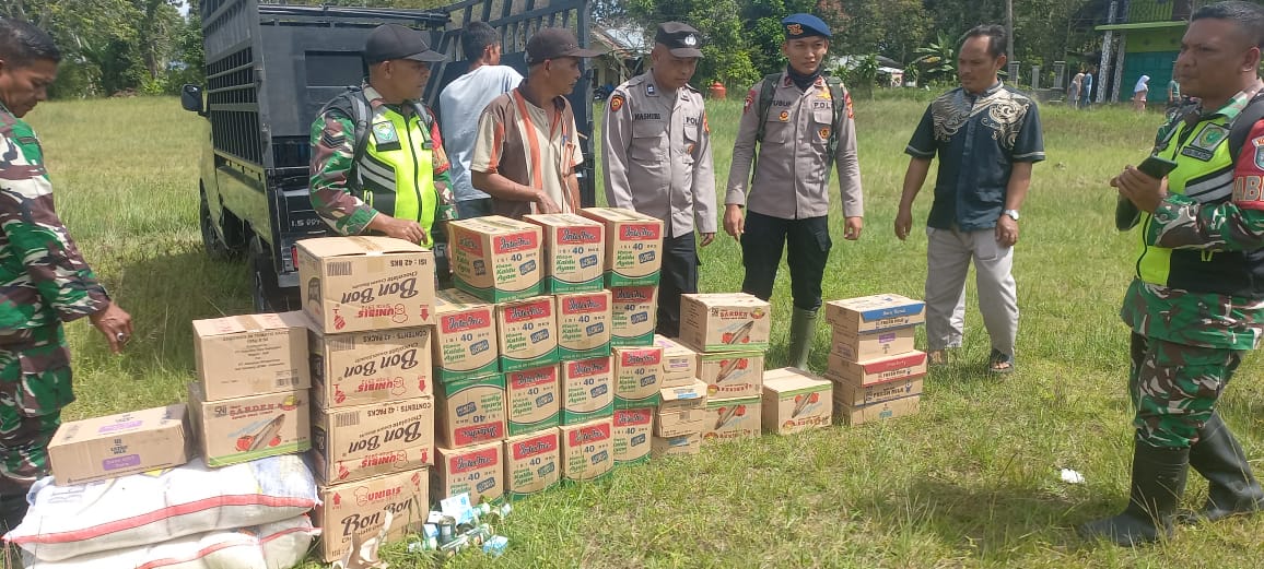 TNI–Polri Laksanakan Pengamanan dan Evakuasi Bantuan Logistik via Udara di Sejumlah Titik Pendaratan Aceh Tengah
