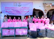 Bhayangkari Daerah Sulawesi Selatan Menyalurkan Bantuan  Ke Aceh