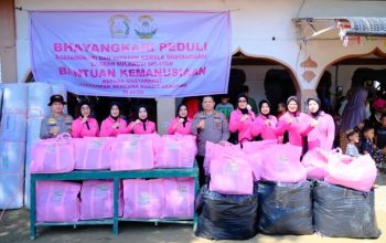 Bhayangkari Daerah Sulawesi Selatan Menyalurkan Bantuan  Ke Aceh