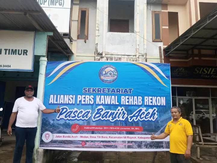 ALIANSI PERS AKAN KAWAL REHAB REKON PASCA BANJIR ACEH, SEDIAKAN LAYANAN KELUHAN