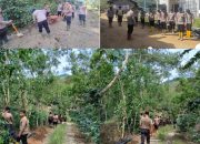 Polres Aceh Tengah dan Brimob Lanjutkan Gotong Royong Pulihkan Fasilitas Umum, Polindes, dan Sarana Air Bersih