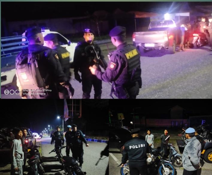 Satlantas Polres Bener Meriah Tertibkan Aksi Balap Liar Sejumlah Motor Di Amankan. 