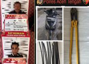 Dua Pelaku Pencurian Kabel di Kecamatan Linge Diamankan Polres Aceh Tengah