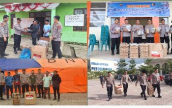 Bantuan Kapolri Disalurkan ke 34 Titik Pengungsian Korban Banjir dan Longsor di Aceh Tengah