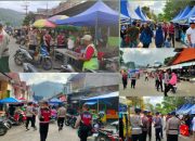 Patroli Perintis Presisi, Samapta dan Brimob Amankan Pasar Takjil di Aceh Tengah