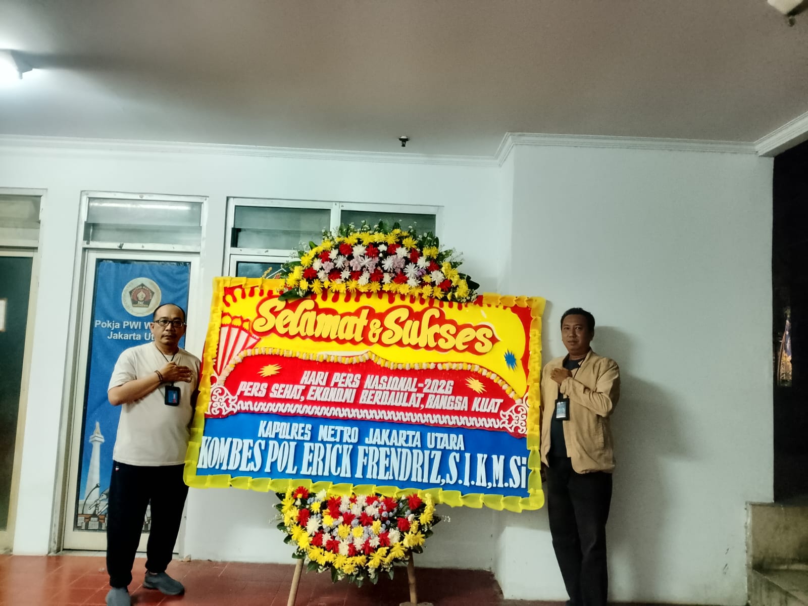 Ketua Media Online Polres Metro Jakarta Utara Apresiasi Kapolres Metro Jakarta Utara Di Momentum HPN 2026