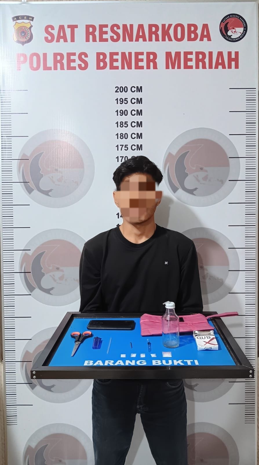 Satresnarkoba Polres Bener Meriah Ungkap Kasus Sabu, Seorang Pelaku Diamankan