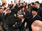 Presiden Prabowo Tiba di Amman, Disambut Putra Mahkota dan Dikawal F-16 AU Yordania