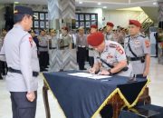 Sertijab Dirreskrimsus dan Dirresnarkoba Digelar Di Lobby Mapolda Sulsel